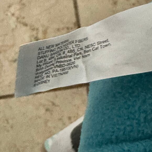 Disney Baby My First Mickey Mouse Blue Gray 14 “ Long Plush Toy Stuffed Animal - Picture 10 of 11